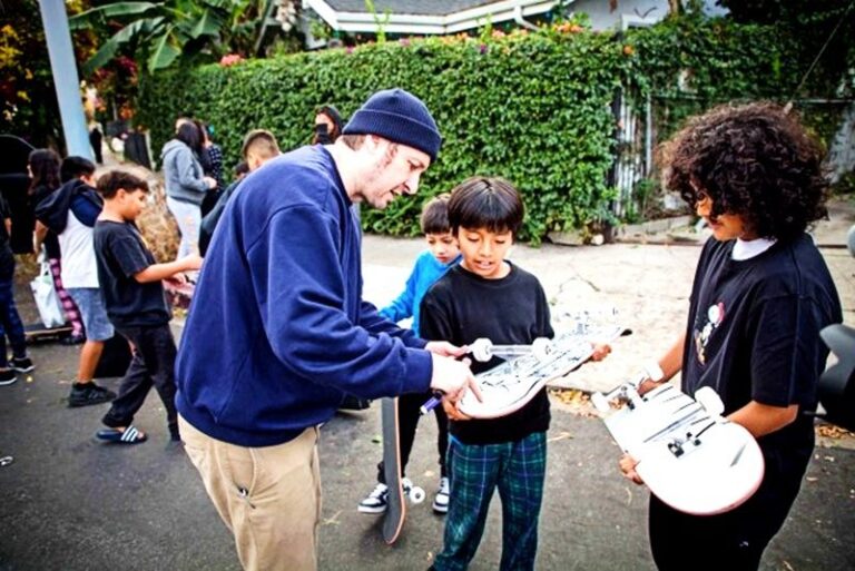 berra give kids skateboards