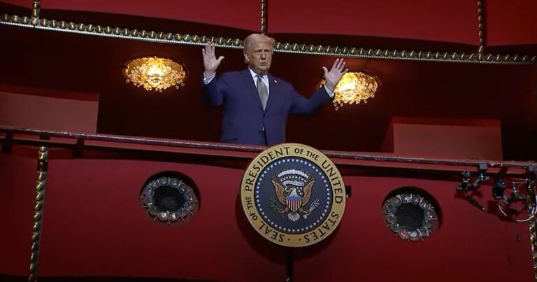 trump at kennedy center